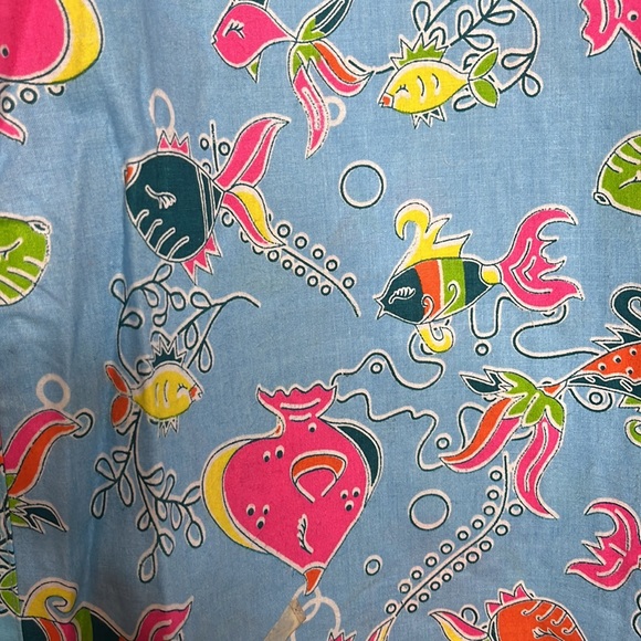 NWT Beverly Hills Uniforms Scrubs 3X PLUS SIZE - Colorful Fish - Picture 3 of 8